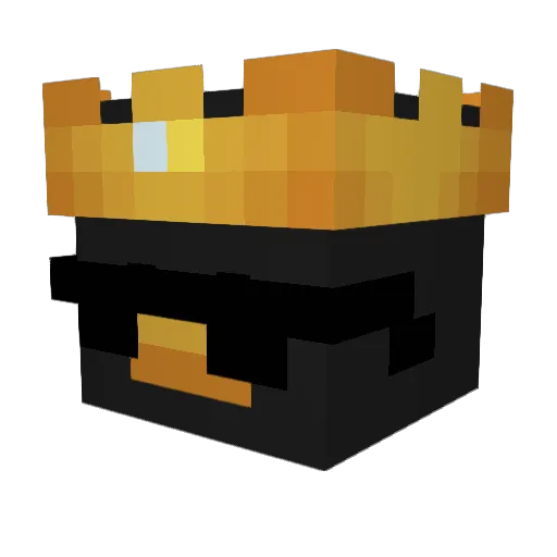 InAman_ Minecraft avatar head, 3D render