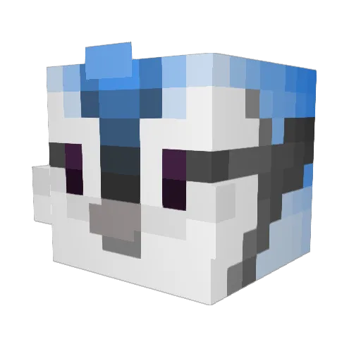 InAnima_ Minecraft avatar head, 3D render
