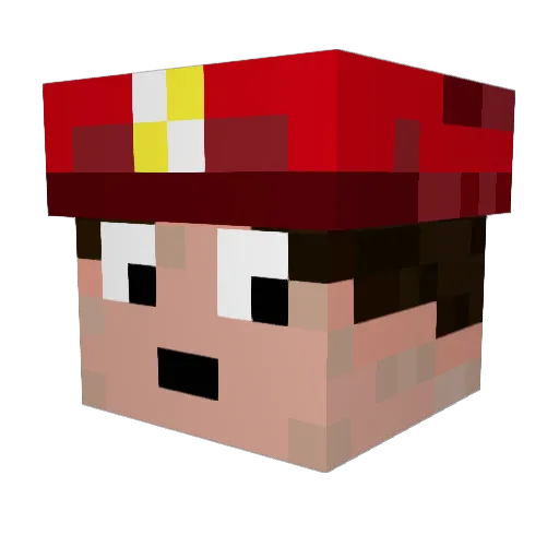 InBetweenFates Minecraft avatar head, 3D render