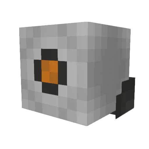 InBredGamer Minecraft avatar head, 3D render