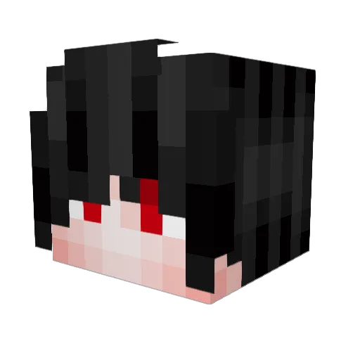 InCeRoS Minecraft avatar head, 3D render