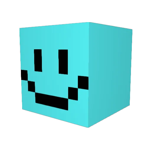 InDe_KnoW Minecraft avatar head, 3D render