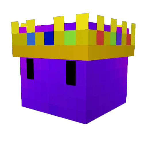 InFlexDan Minecraft avatar head, 3D render