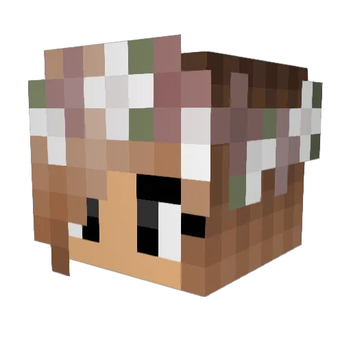 InForTheKill Minecraft avatar head, 3D render