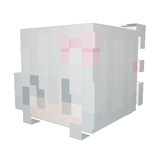 InJail Minecraft avatar head, 3D render