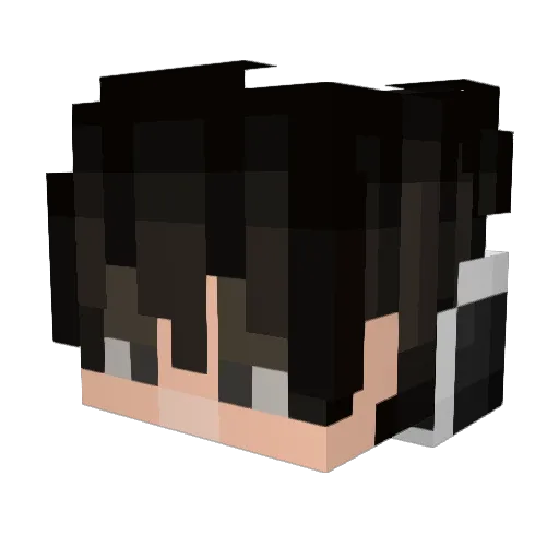 InRexi Minecraft avatar head, 3D render