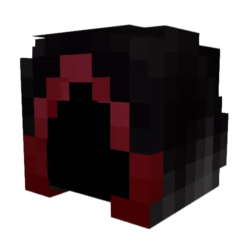 InRift1 Minecraft avatar head, 3D render