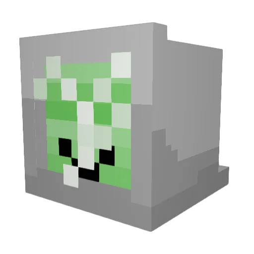 InThatRetrospect Minecraft avatar head, 3D render