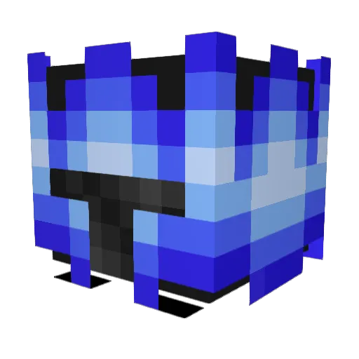 InTheShadow Minecraft avatar head, 3D render