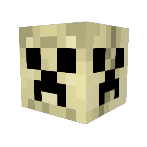 In_Da_Bank Minecraft avatar head, 3D render