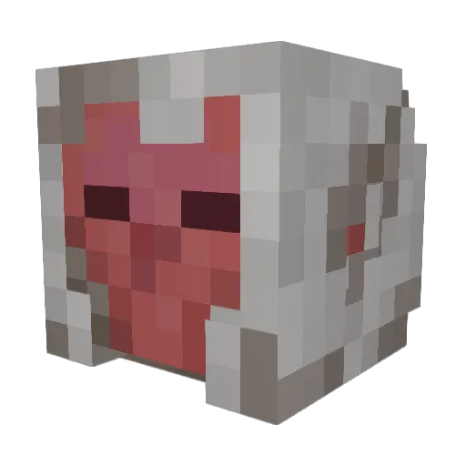 In_No_Relation Minecraft avatar head, 3D render