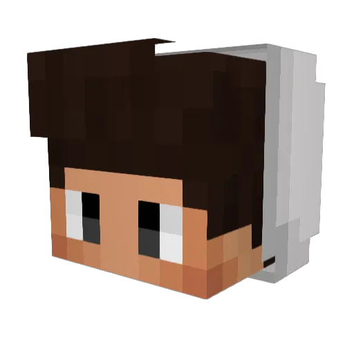 In_The_Dark2 Minecraft avatar head, 3D render