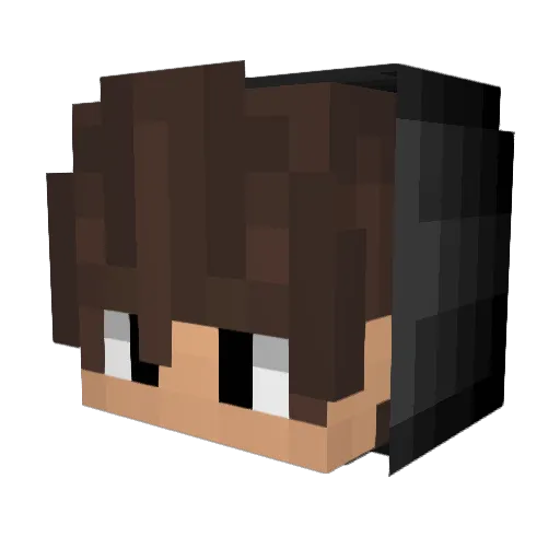 In_der_tat Minecraft avatar head, 3D render
