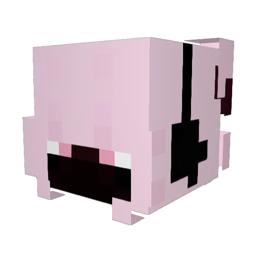 InaktiverTV Minecraft avatar head, 3D render