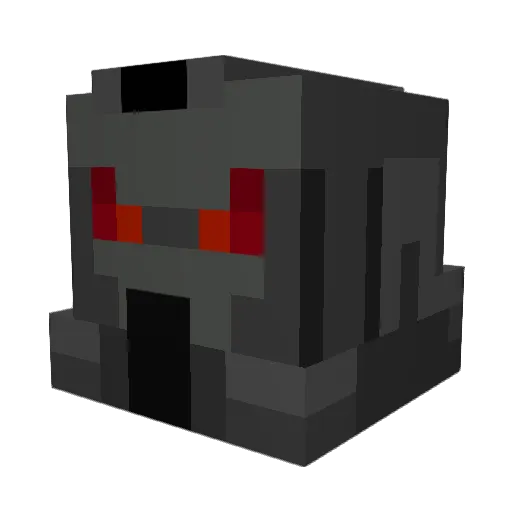 Inamoh Minecraft avatar head, 3D render