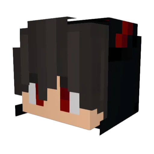 InarosCraft Minecraft avatar head, 3D render