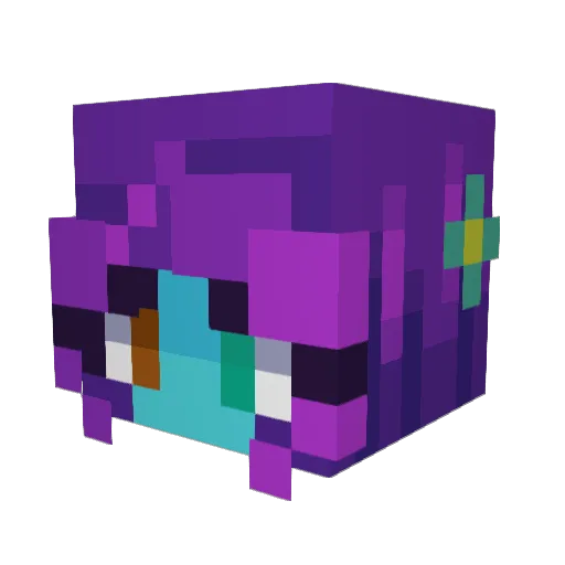 Inastasia Minecraft avatar head, 3D render