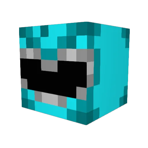 Inator2000 Minecraft avatar head, 3D render