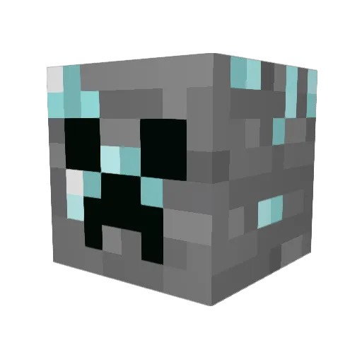 InauspiciousOre Minecraft avatar head, 3D render
