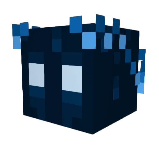 Inbett Minecraft avatar head, 3D render