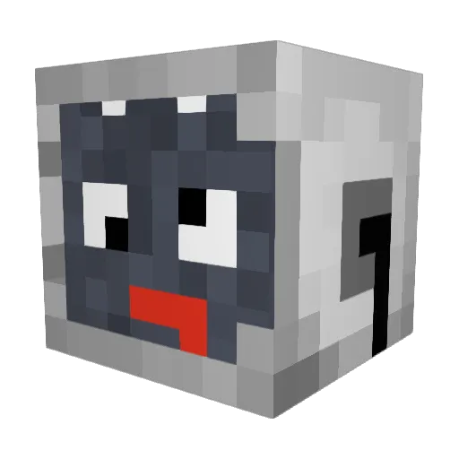 InbredGoat Minecraft avatar head, 3D render