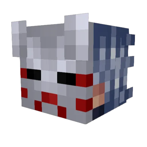 IncVentex Minecraft avatar head, 3D render