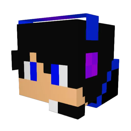 Incarnation314 Minecraft avatar head, 3D render