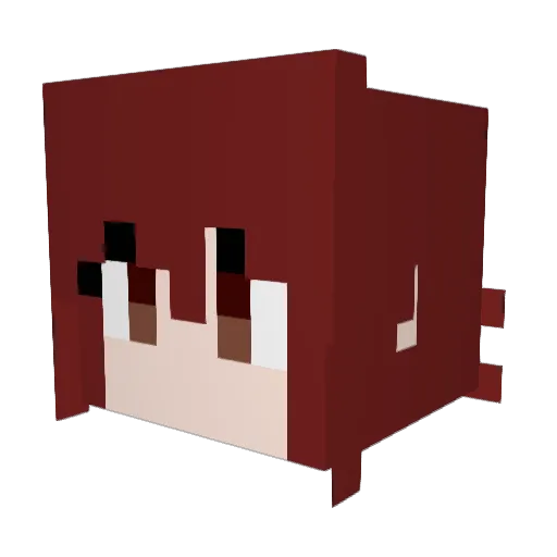 Incendiary94 Minecraft avatar head, 3D render