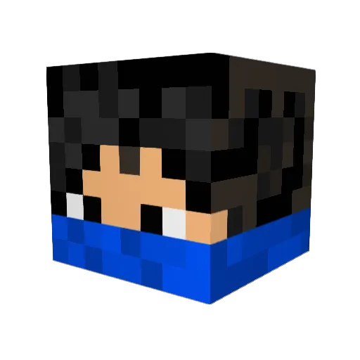 Incepti0n36 Minecraft avatar head, 3D render