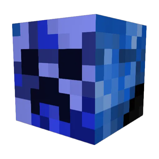 Inceptionaltair Minecraft avatar head, 3D render