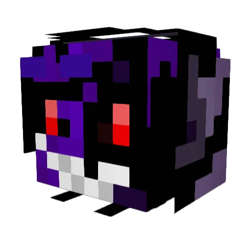 Inchutter Minecraft avatar head, 3D render