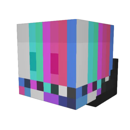 Incognito_amigo Minecraft avatar head, 3D render