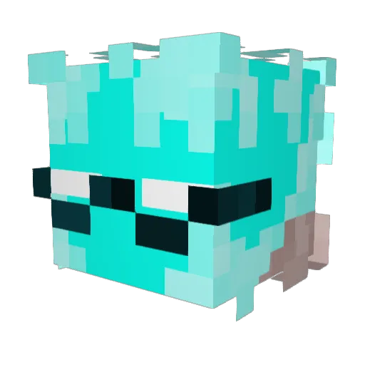 IncredibleRaidz Minecraft avatar head, 3D render
