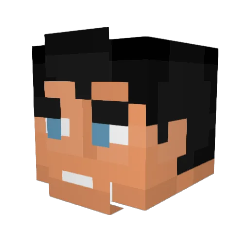 Incredible_HEINO Minecraft avatar head, 3D render