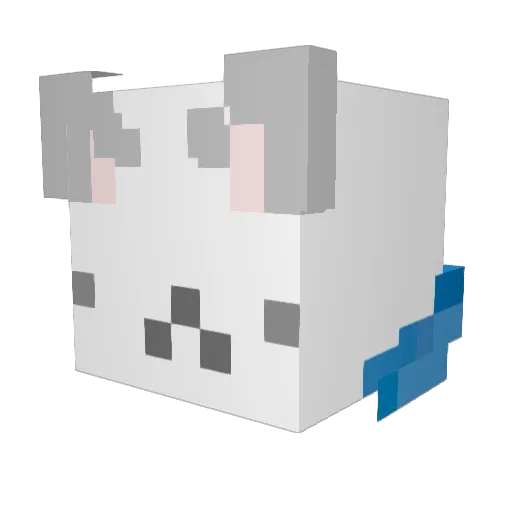 Ind12 Minecraft avatar head, 3D render