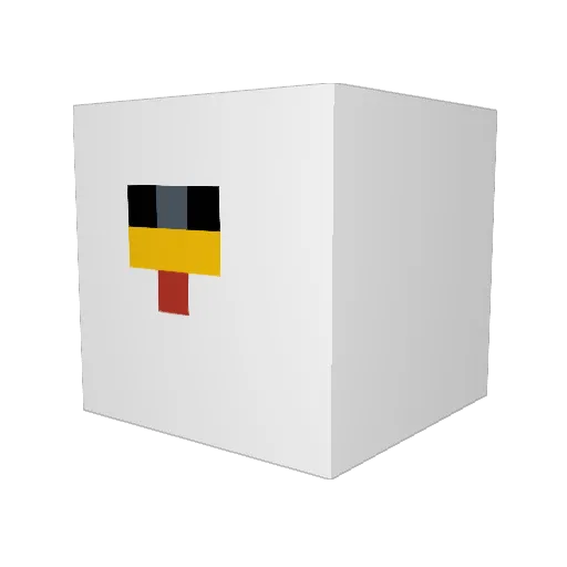 IndLukDan21 Minecraft avatar head, 3D render