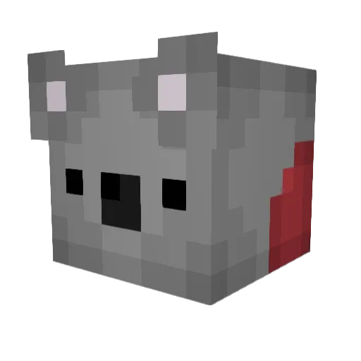 Indecisive_3van Minecraft avatar head, 3D render