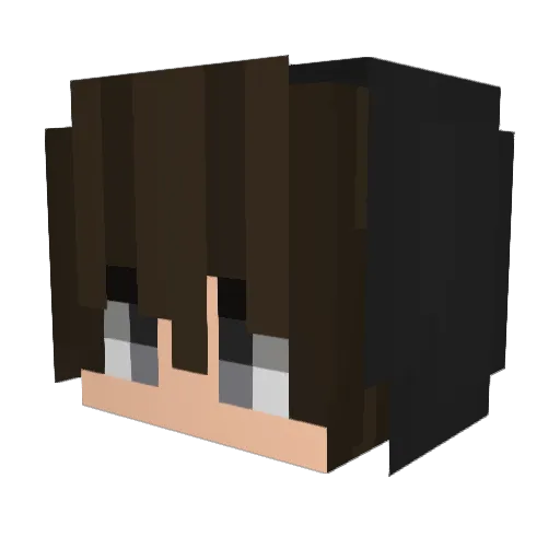 Inderberg_ Minecraft avatar head, 3D render