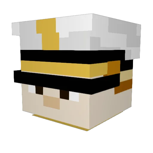 Indiana13Jones Minecraft avatar head, 3D render