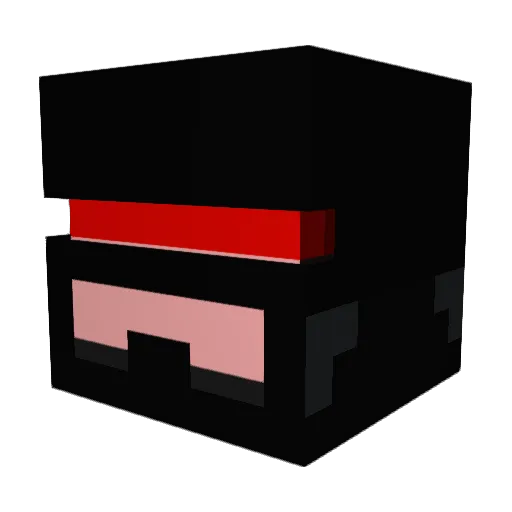 IndieChicken27 Minecraft avatar head, 3D render
