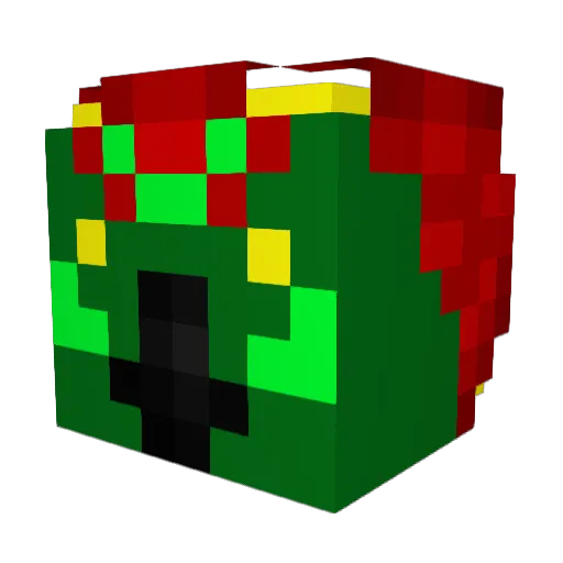 IndieTheKangaroo Minecraft avatar head, 3D render