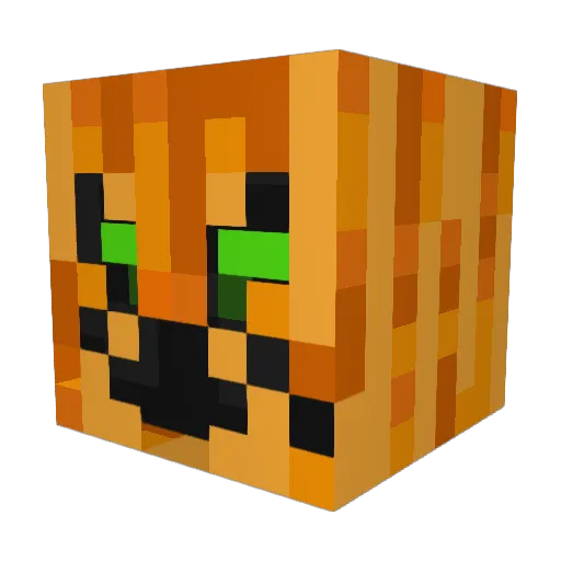 Indieginge Minecraft avatar head, 3D render