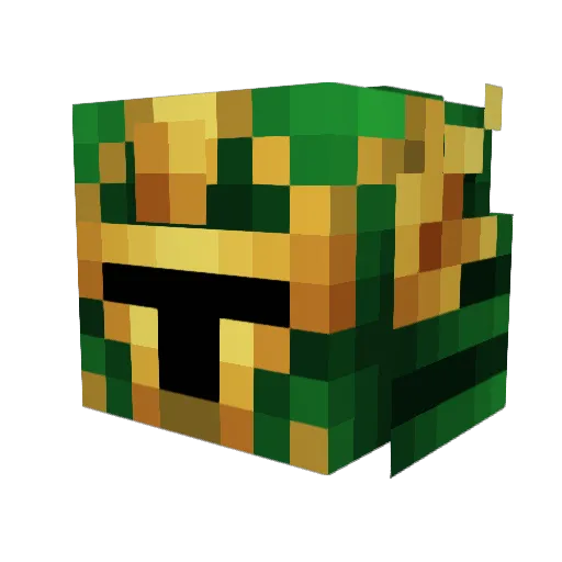 IndigoCape0 Minecraft avatar head, 3D render