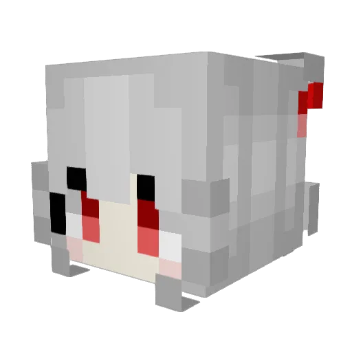 IndigoFragment Minecraft avatar head, 3D render