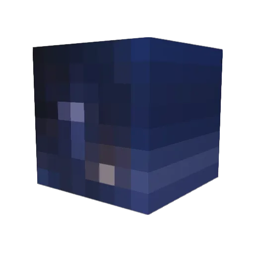 IndigoGrunt Minecraft avatar head, 3D render