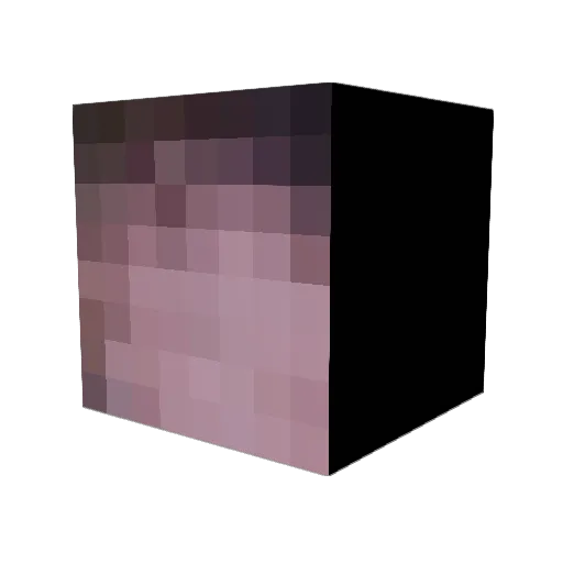 Indimex2 Minecraft avatar head, 3D render