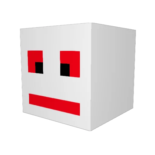 IndioPelad0 Minecraft avatar head, 3D render