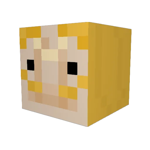 IndirectSiren0 Minecraft avatar head, 3D render