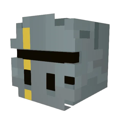 Indisious Minecraft avatar head, 3D render