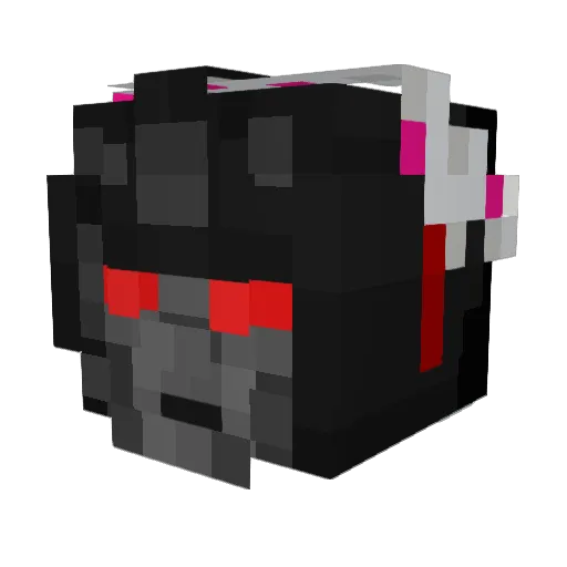 IndominusSuper Minecraft avatar head, 3D render